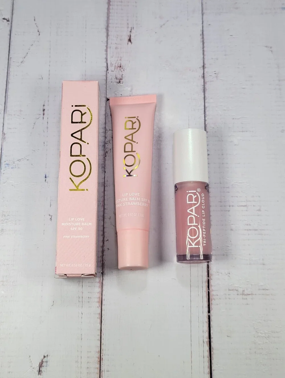 Kopari Lip Love Lip Balm & Tri-Peptide Lip Cloud Bundle NEW!